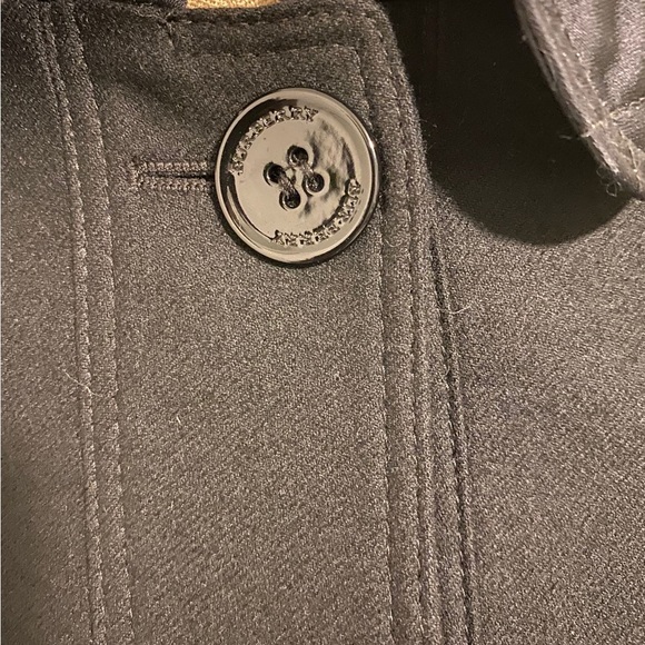 NWT BURBERRY VINTAGE "RARE" WOOL JACKET WITH SATIN QUILTED SIZE 4 - Picture 5 of 7